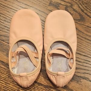 Peach Ballet Flats for Kids